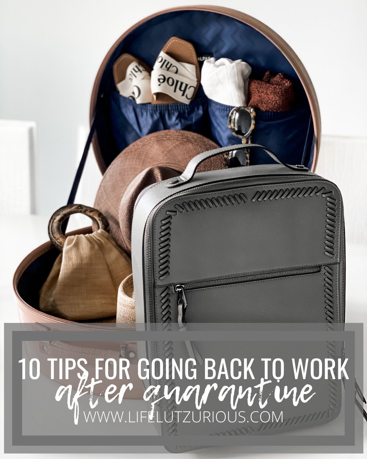 10 TIPS FOR GOING BACK TO WORK AFTER QUARANTINE - Life Lutzurious; Click here to learn the best tips for going back to work after quarantine on Life Lutzurious! Learn what to do when going back to work after lockdown and for first day back to work after lockdown. Finally you are welcome back to work so make the best of it! Get work clothes women and work outfits women office professional. Get your own briefcase women business outfit. Purses and handbags are the best too! Best french women style handbags for the office. 