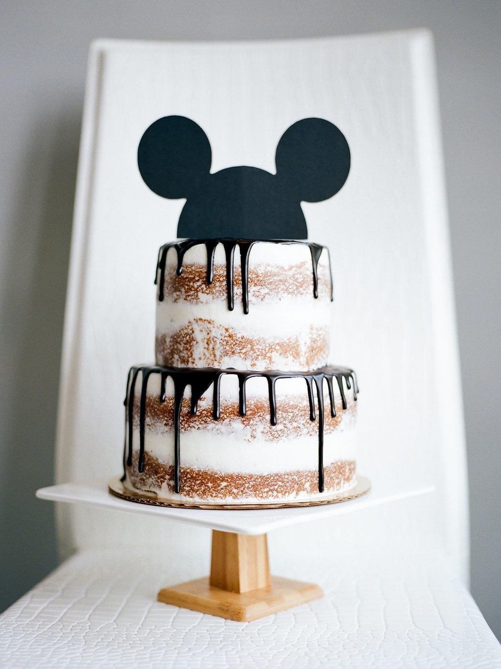 Black & White Mickey Mouse Cake Topperblack and White Mickey Mouse First  Birthdaymodern Mickey Mouse Party Decorationsmodern Mickey 