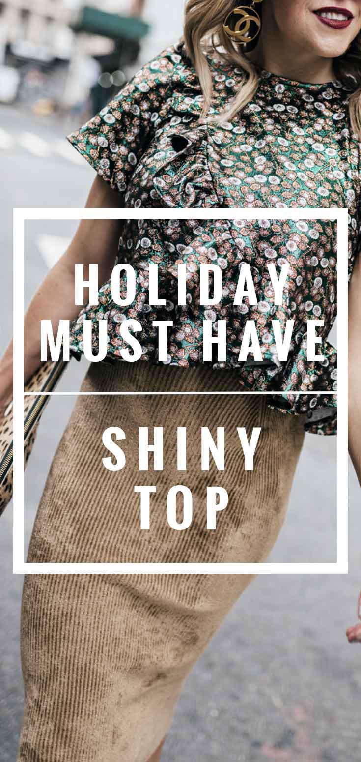 HOLIDAY MUST HAVE: THE SHINY SHIRT