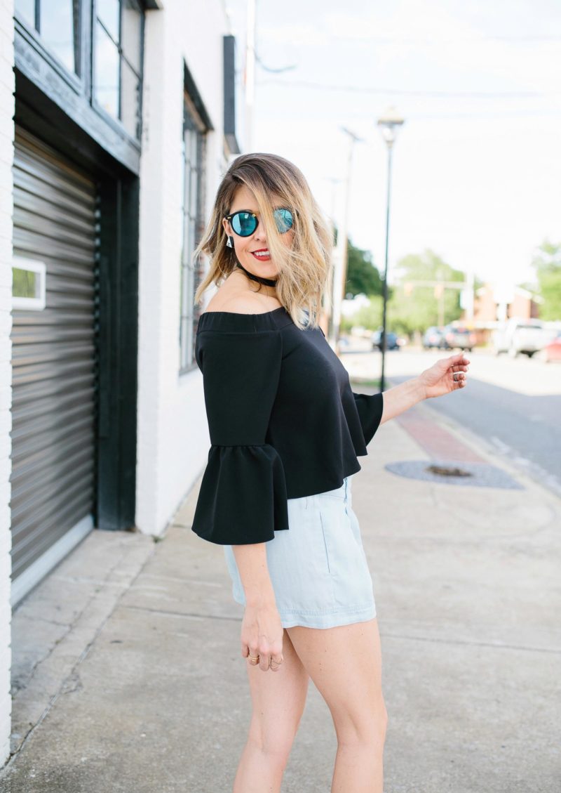 OFF THE SHOULDER TOP ASOS KREWE