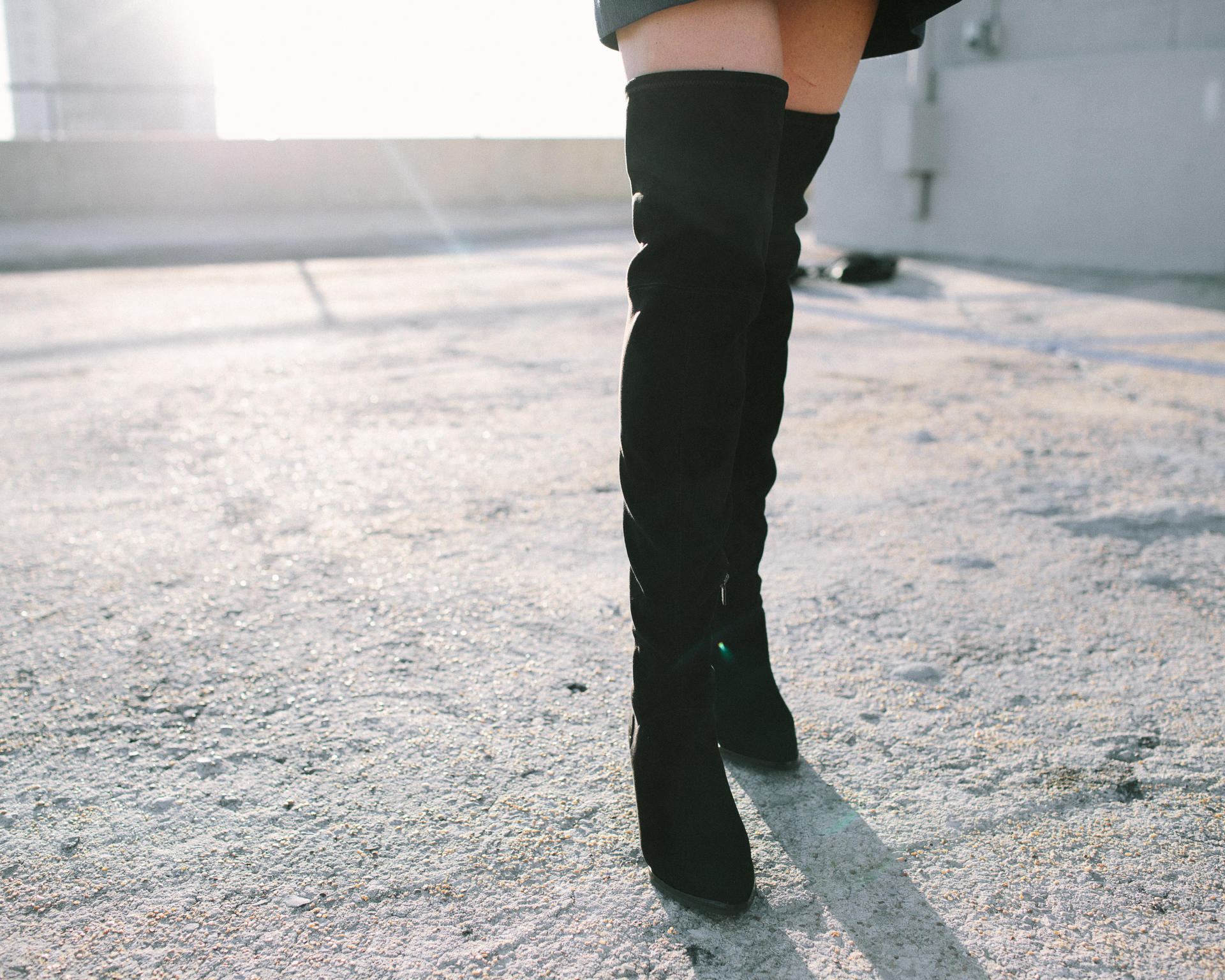 Marc Fisher black over the knee boots