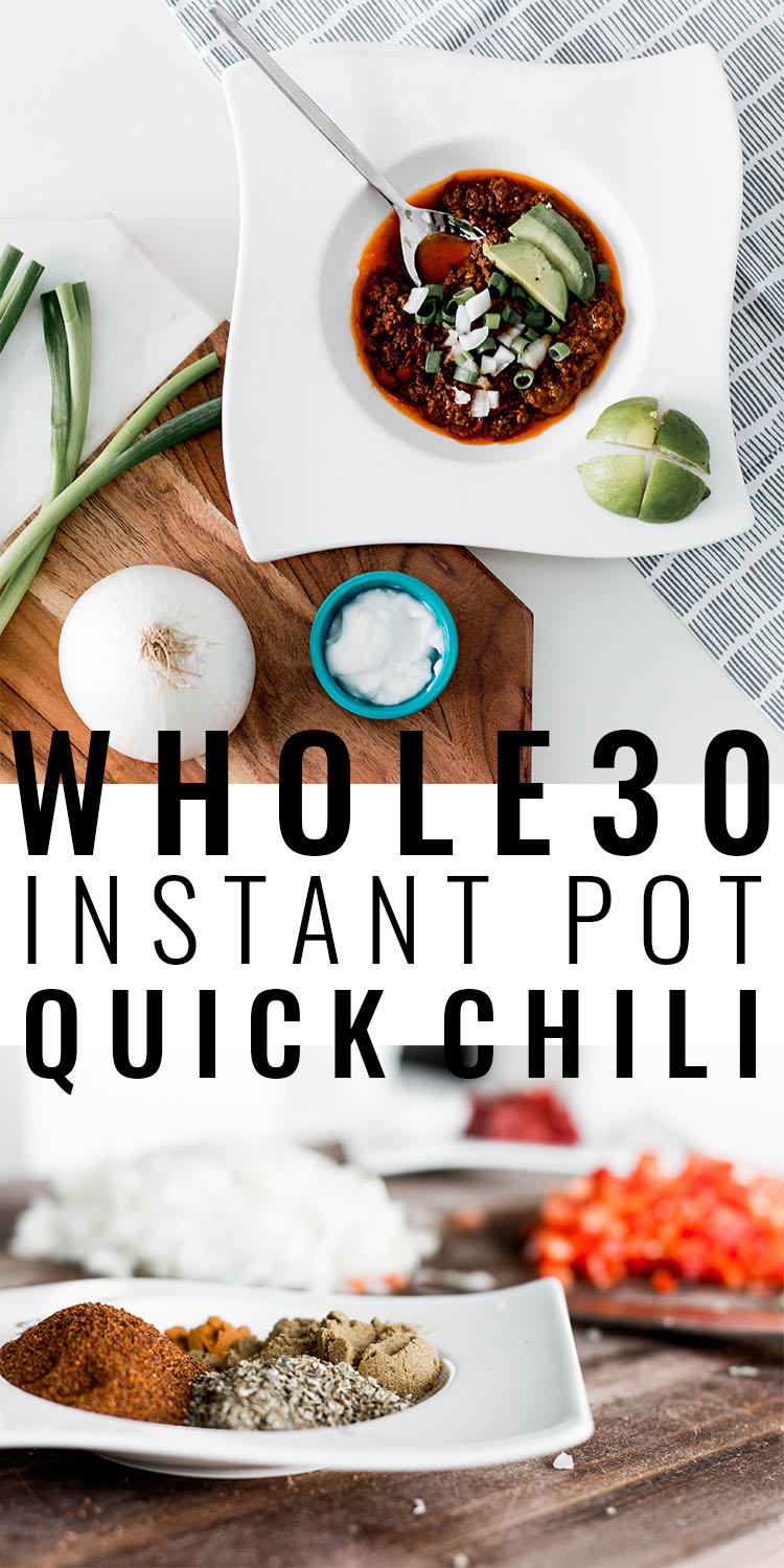 Whole30 Instant Pot Chili Recipe